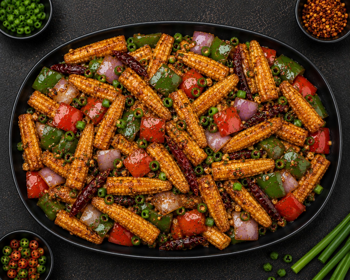 Chilli Baby Corn (Dry)